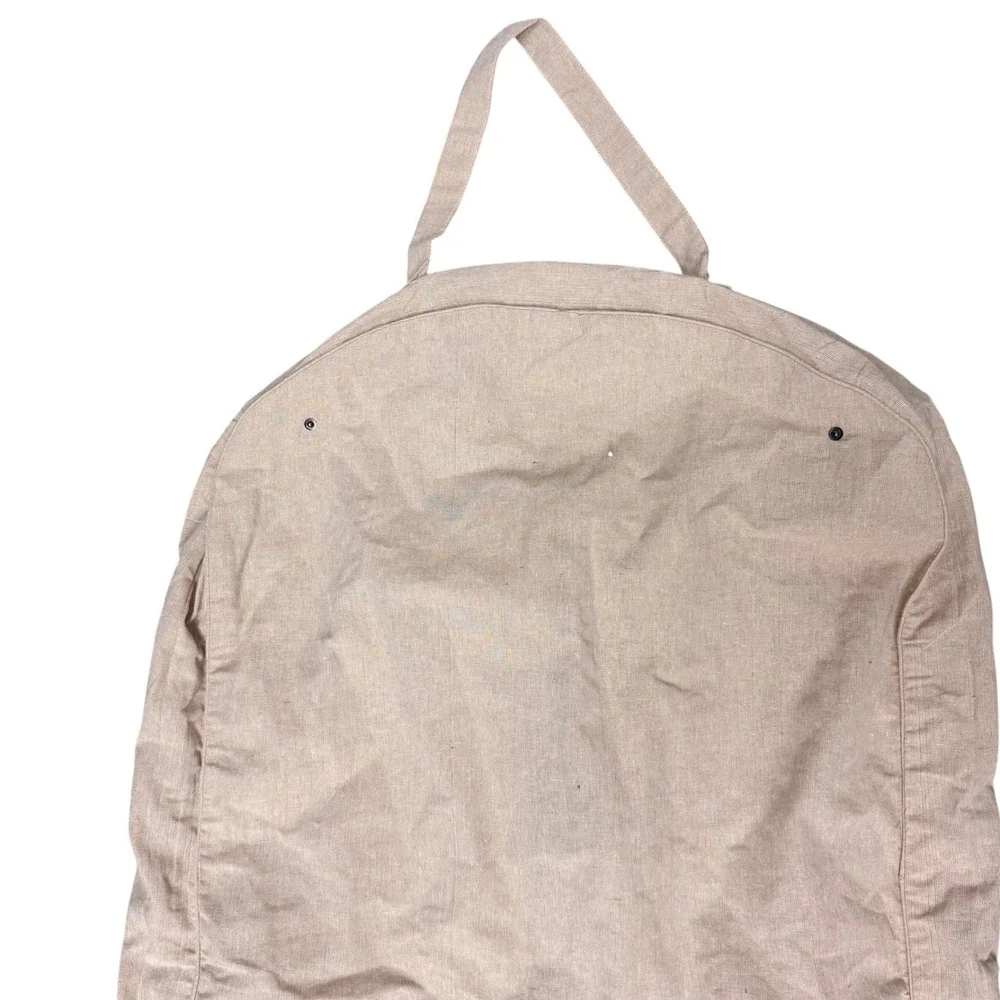 Gucci Beige Cotton Garment Bag Travel Suit Cover 40x25.5 Made in India